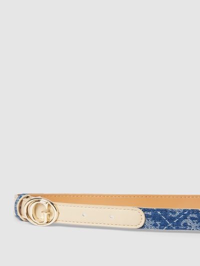 GUESS Riem met labeldetails Beige - 2