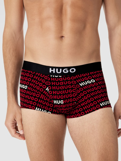 HUGO Trunks mit Label-Details Modell 'BROTHER' im 2er-Pack Black 3