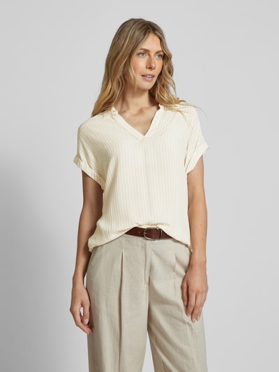 Tom Tailor Blouseshirt met tunnelkoord in de band Beige - 4