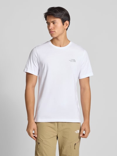 The North Face T-Shirt mit Label-Print Weiss 5