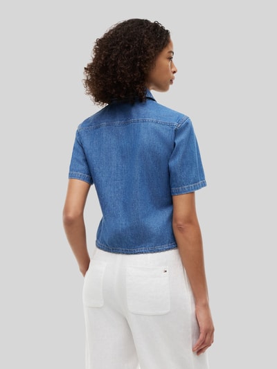 Tommy Hilfiger Relaxed fit jeansblouse van puur katoen Bleu gemêleerd - 5