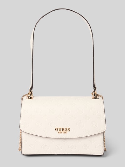 Guess Handtasche mit Label-Applikation Modell 'PHOEBE' Offwhite 2