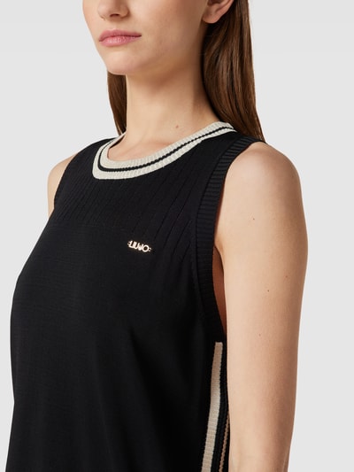 LIU JO SPORT Top in gebreide look Zwart - 3