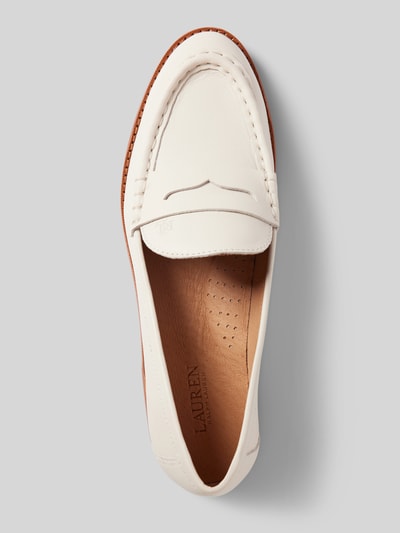 Lauren Ralph Lauren Loafers mit Label-Prägung Modell 'WYNNIE' Offwhite 4