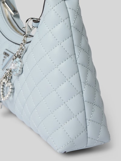 Guess Torebka z pikowaniem model ‘EVERLEE’ Jasnoniebieski 3