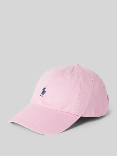 Polo Ralph Lauren Basecap mit Logo-Stitching Hellrosa 1