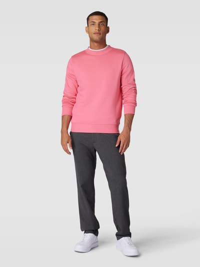 MCNEAL Sweatshirt mit gerippten Abschlüssen Pink 1