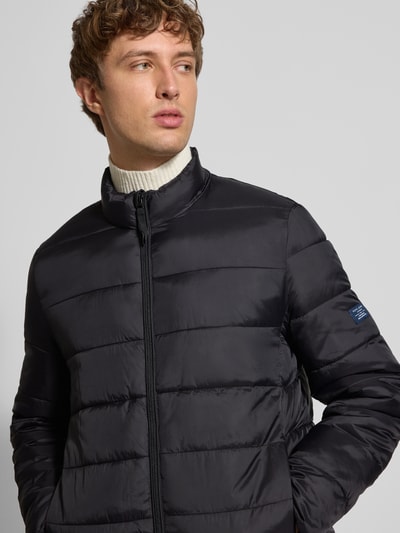 Pepe Jeans Regular Fit Steppjacke mit Stehkragen Black 3