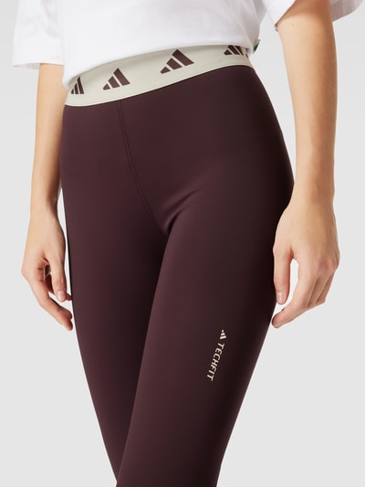 ADIDAS SPORTSWEAR Legginsy z paskiem z logo Purpurowy 3