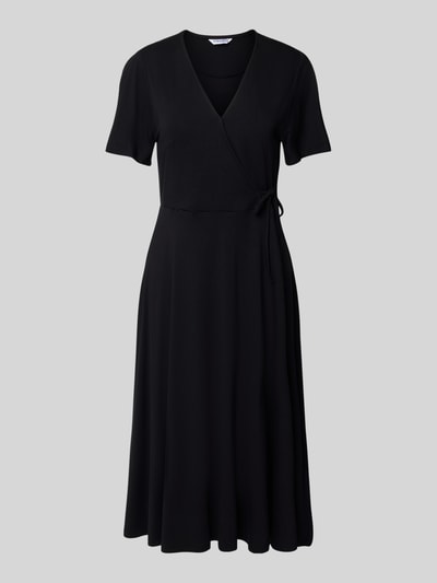 ZABAIONE Wickelkleid mit V-Ausschnitt Modell 'Ce44ce' Black 2