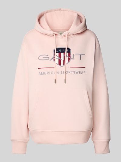 Gant Hoodie met labelstitching, model 'ARCHIVE SHIELD' Roze - 2