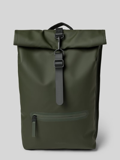 RAINS Rolltop-rugzak met verstelbare schouderbanden Olijfgroen - 2