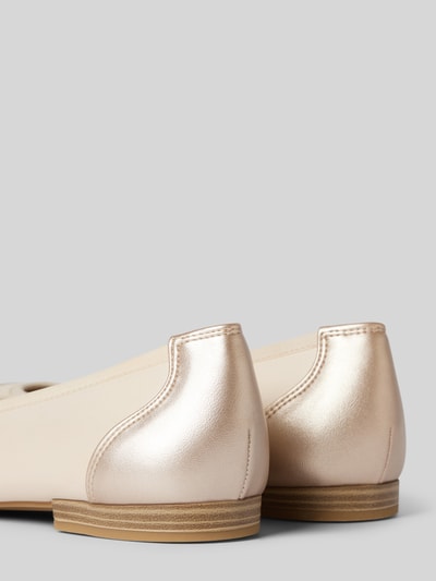 Tamaris Ballerinas in unifarbenem Design Gold 2