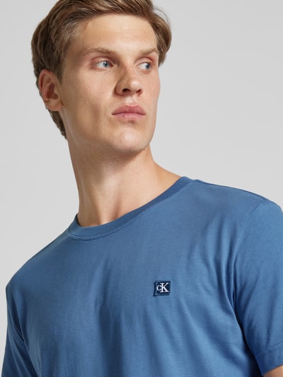 Calvin Klein Jeans T-Shirt mit Label-Detail Blau 3