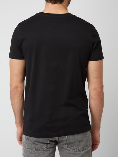 REVIEW T-Shirt mit Logo-Print  Black 5