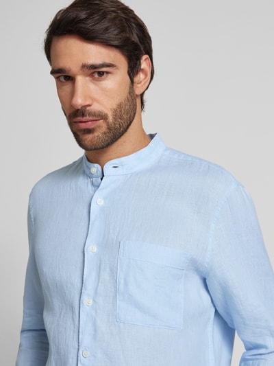 Marc O'Polo Regular Fit Freizeithemd aus reinem Leinen Hellblau 3