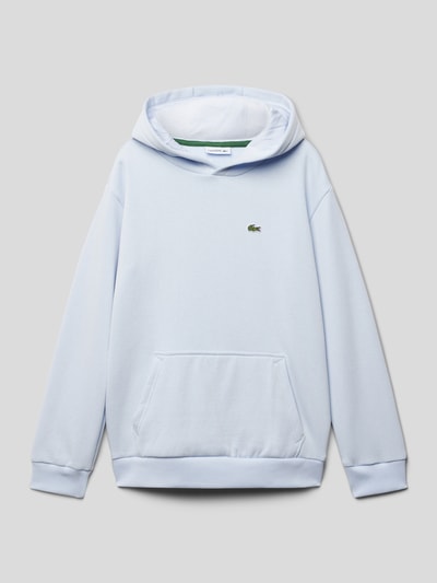 Lacoste Bluza z kapturem i wyhaftowanym logo Błękitny 1