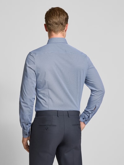 OLYMP Level 5 Body fit zakelijk overhemd van katoenmix Bleu - 5