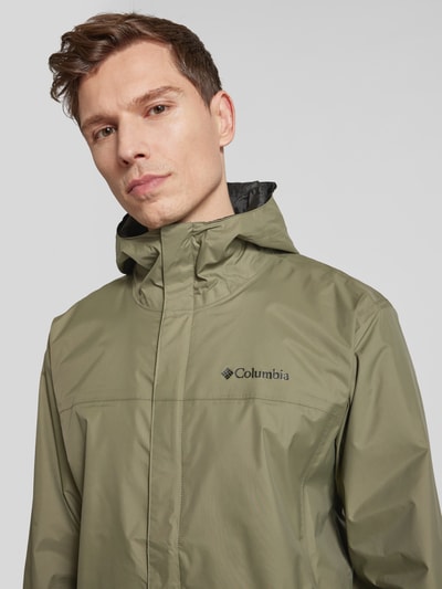 COLUMBIA Softshell-Jacke mit Label-Print Modell 'Watertight' Oliv 3