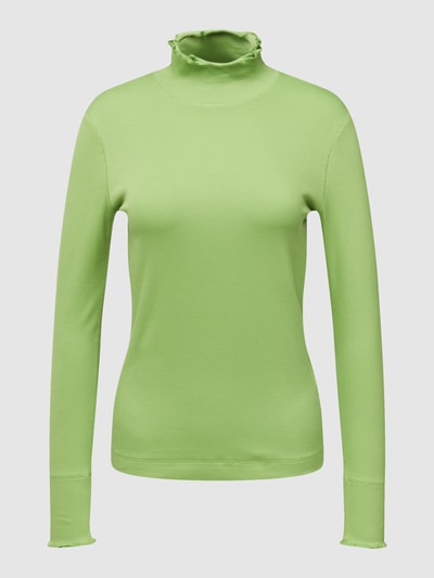Marc Cain Longsleeve mit Rüschen Apfelgrün 2