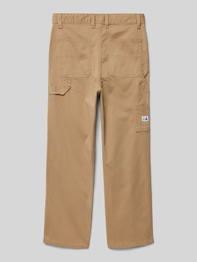 Jack & Jones Spodnie o kroju regular fit ze szlufkami na pasek model ‘ALEX’ Camel 3