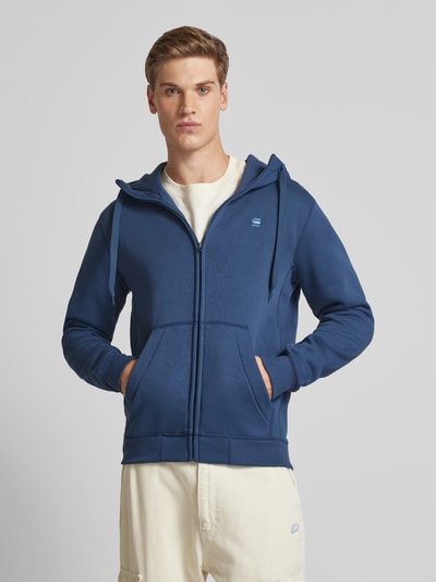 G-Star Raw Sweatjacke mit Kapuze und Logo-Stitching Bleu 4