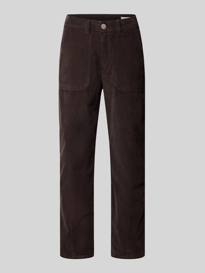 OPUS Cordhose mit Gesäßtaschen Modell 'Lissie' Schoko 2