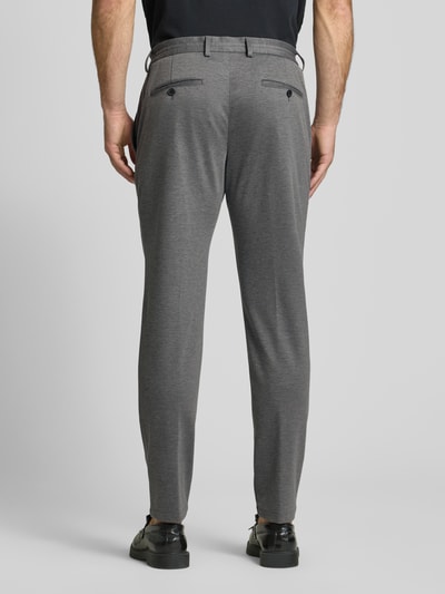 s.Oliver BLACK LABEL Spodnie sportowe o kroju slim fit z dżerseju ze streczem model ‘O JOGG’ Antracytowy 5