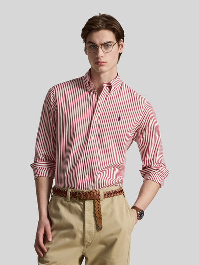 Polo Ralph Lauren Custom Fit Freizeithemd aus reiner Baumwolle Bordeaux 4