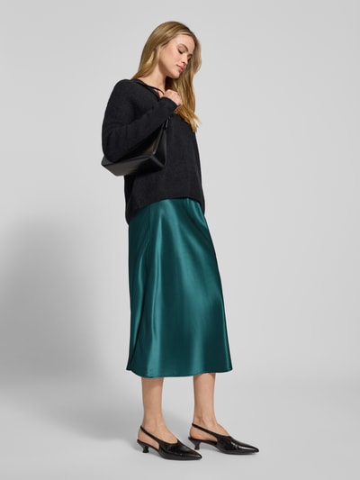 ZABAIONE Midirock mit elastischem Bund Dunkelgruen 3