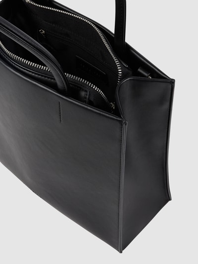 Seidenfelt Handtasche in Leder-Optik Modell 'Bente'  Black 5