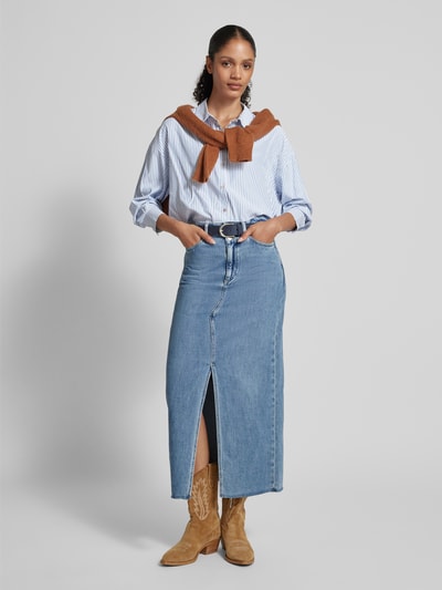 Vero Moda Oversize-Shirt mit langen Ärmeln Modell 'NORA' Hellblau 1