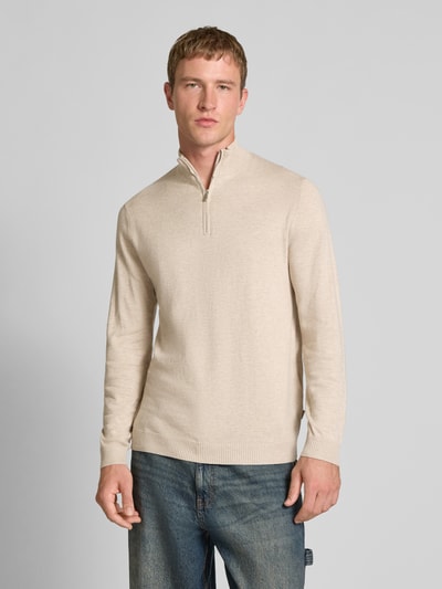 Only & Sons Regular fit schipperstrui van een mix van katoen en viscose, model 'LOUI' Offwhite gemêleerd - 4