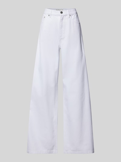 Gestuz Wide leg jeans in 5-pocketmodel, model 'Mily' Offwhite - 2