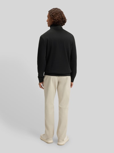 BOSS Orange Regular fit sweatshirt van puur katoen, model 'ZETRUST' Zwart - 5