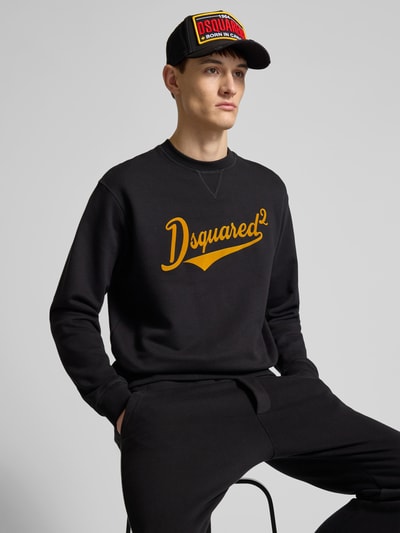 Dsquared2 Basecap im Destroyed-Look Black 1