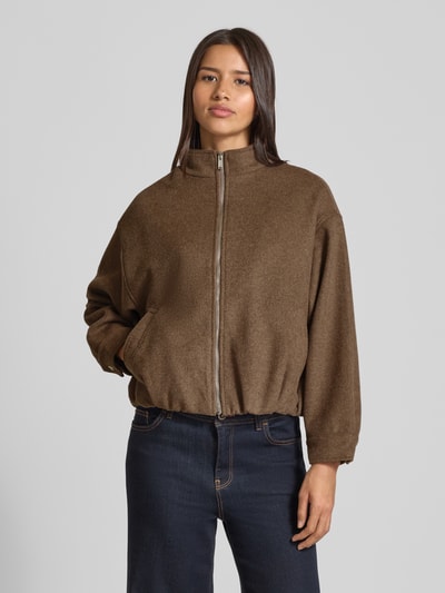 Neo Noir Bomberka ze stójką model ‘Florine’ Jasnobrązowy 4