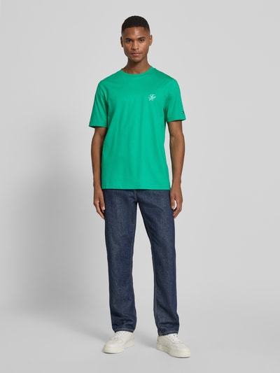 Tommy Hilfiger Regular Fit T-Shirt aus reiner Baumwolle Gruen 1