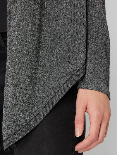 Vila Cardigan mit Effektgarn Black 3