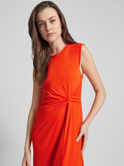 Esprit Midikleid in unifarbenem Design Orange 3