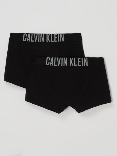 Calvin Klein Underwear Obcisłe bokserki z dodatkiem streczu w zestawie 2 szt. Czarny 3