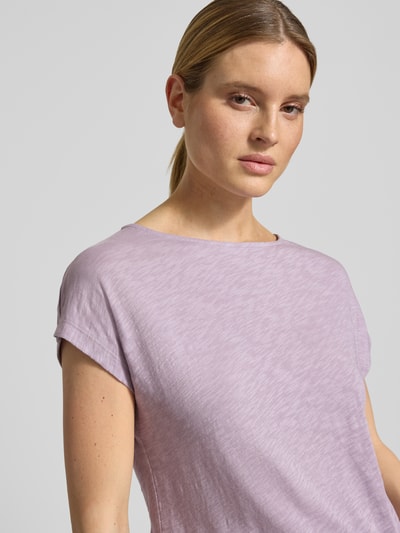 Marc O'Polo T-shirt o kroju relaxed fit z czystej bawełny Jasnofioletowy 3