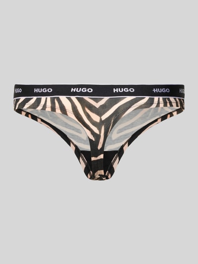 HUGO String aus Baumwoll-Mix im 3er-Pack Black 3