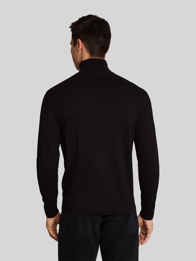 Tom Tailor Rollkragenpullover mit Feinstrickstruktur Black 5