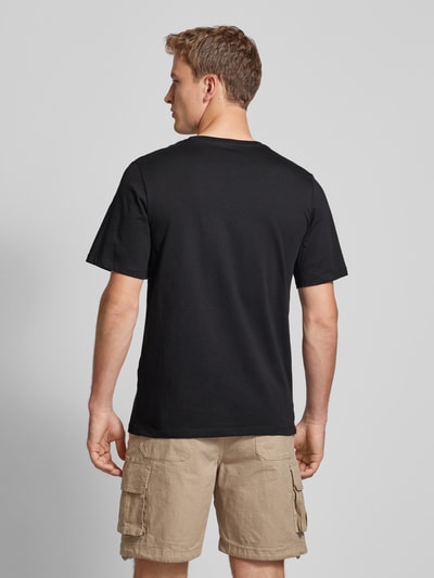 Jack & Jones T-shirt z nadrukiem z logo Czarny 5