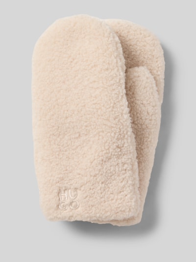 HUGO Wanten in teddybontlook, model 'BEATRIS' Offwhite - 1