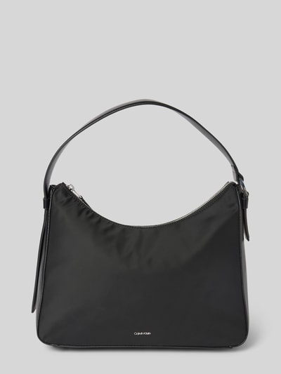 CK Calvin Klein Handtasche mit Label-Applikation Modell 'CK SENSE' Black 2