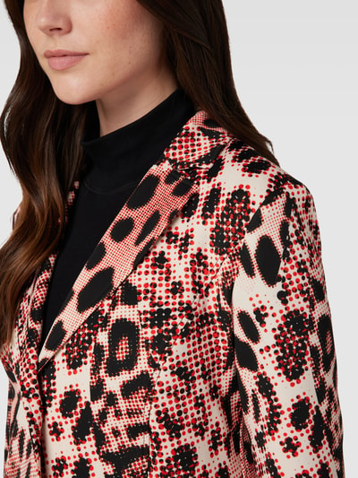 Marc Cain Blazer met all-over motief Rood - 3