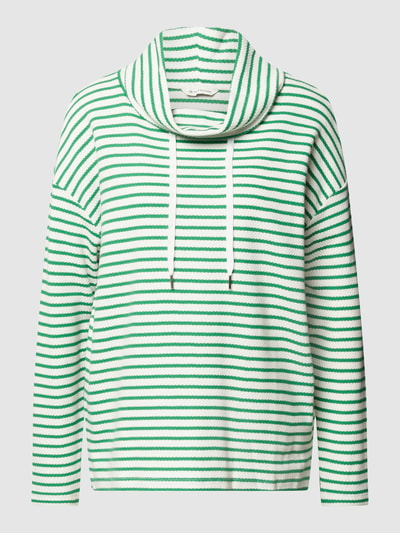 Tom Tailor Sweatshirt mit Streifenmuster Gruen 2