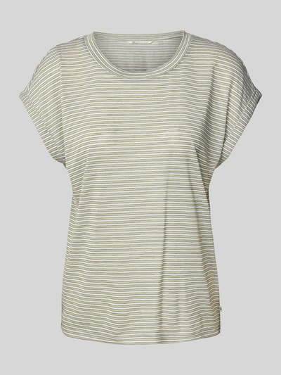 Tom Tailor Denim Regular Fit T-Shirt mit Streifenmuster Schilf 2
